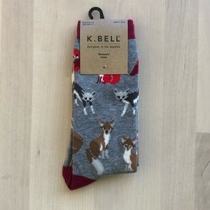 K. Bell Women’s Fox Crew Socks